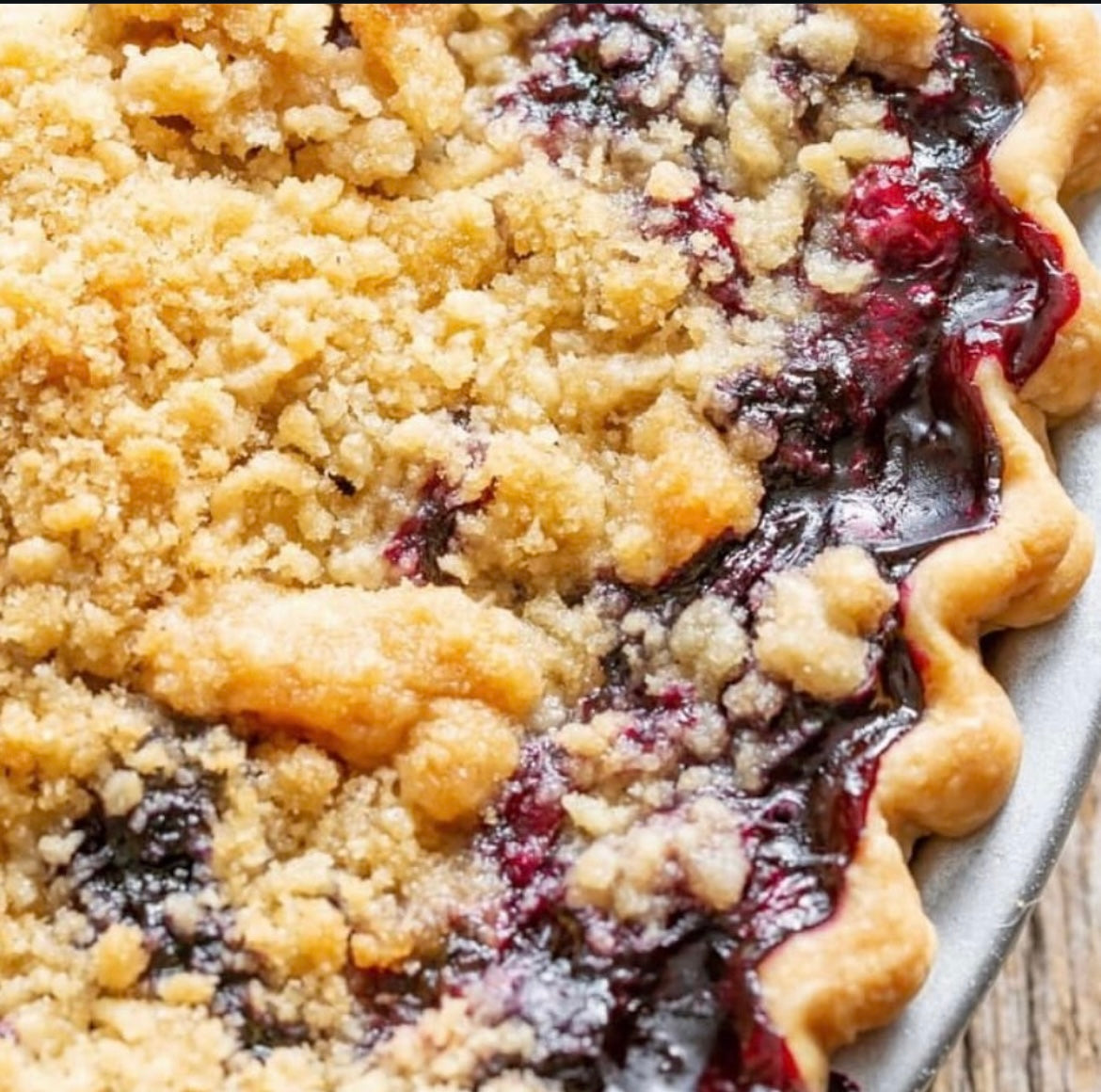 Blueberry Crumb Pie